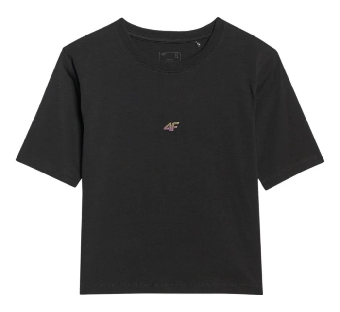 Dámské tričko 4F F2971 tmavě černé 4FWAW25TTSHF2971 20S