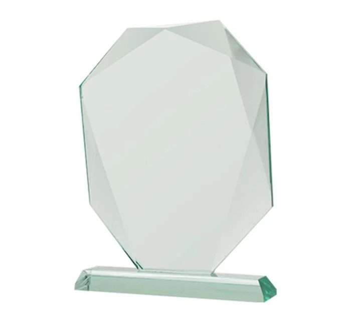 Skleněná trofej s matným podstavcem