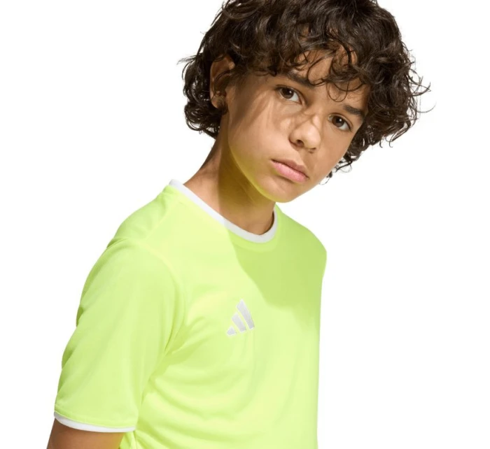 Dětská trička adidas Entrada 26 Jersey Yellow Neon KE9845