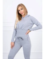 Sada s širokými model 20173397 manžetami šedé barvy - K-Fashion Sada s širokými model 20173397 manžetami šedé barvy - K-Fashion