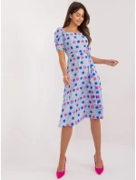 Šaty LK SK 509677.01X světle modré