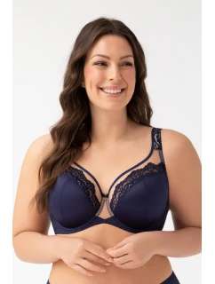 NAVY BLUE SOFT BRA model 21799328 - Gorsenia
