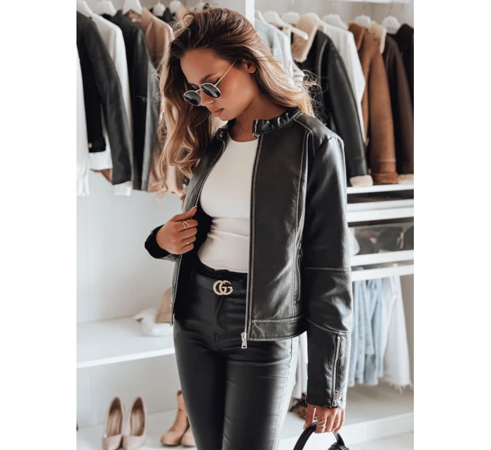 LOVEBIKER dámská kožená bunda ramones černá FashionStreet TY4964 LOVEBIKER dámská kožená bunda ramones černá FashionStreet TY4964