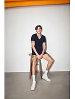SLG Base V Neck Shirt - Black - SLOGGI Black - SLOGGI