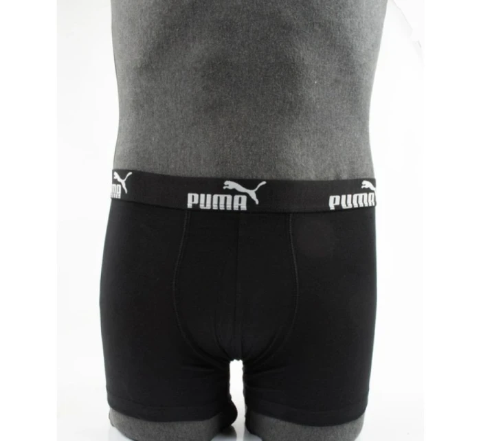 Pánské boxerky model 21816524 černá šedá khaki pohodlná bavlna - Puma Pánské boxerky model 21816524 černá šedá khaki pohodlná bavlna - Puma