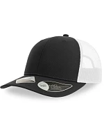 Atlantis Headwear Bryce 6 panelová Trucker kšiltovka 33.0102 black/white