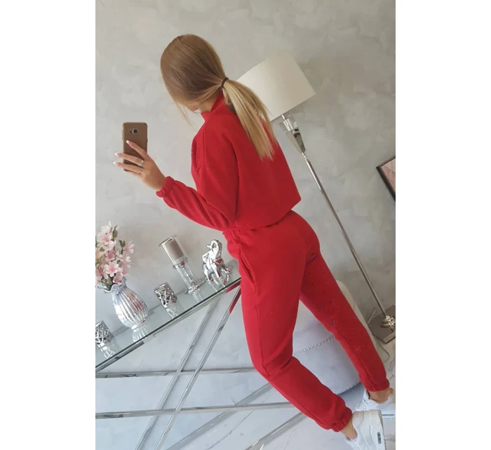 Izolovaná sada s barevným potiskem červená