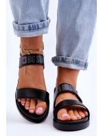 Dámské ploché sandály Big Star LL274938 Černá