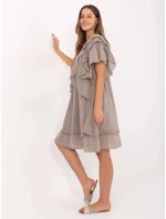 Sukienka MI SK model 21217549 ciemny bezowy - FPrice