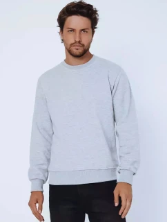 Pánská šedá mikina model 21963579 - Dstreet