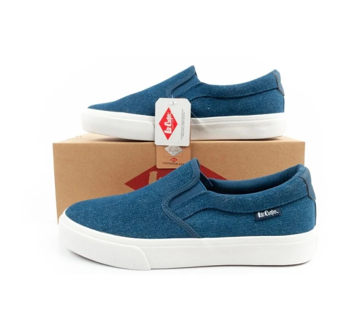 pánské tenisky módní pohodlné model 21368186 denim Slip on - Lee Cooper
