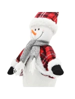 DEKORATIVNÍ SNĚHULÁK 50CM ČERVENÝ DEKORATIVNÍ SNĚHULÁK 50CM ČERVENÝ
