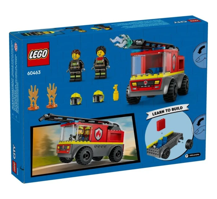 LEGO CITY 60463 Hasičské auto s žebříkem