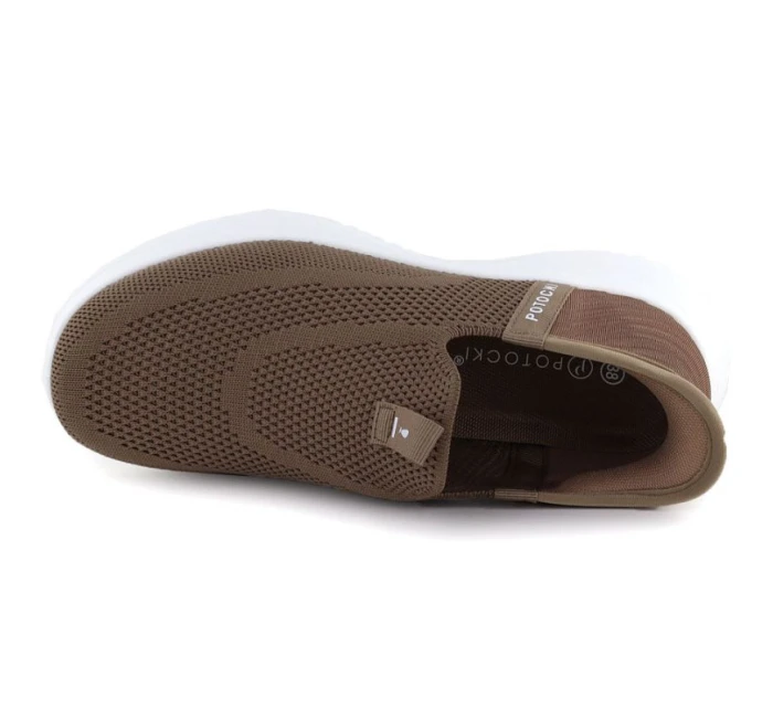 Dámská hnědá slip-on sportovní obuv Potocki BK01312