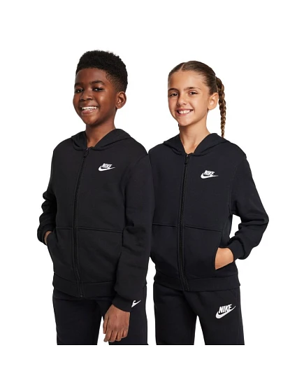Dětská mikina Nike Club Fleece, černá, FD3017 010