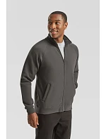 Fruit of the Loom Premium Sweat Jacket Mikina 16.2228 light graphite