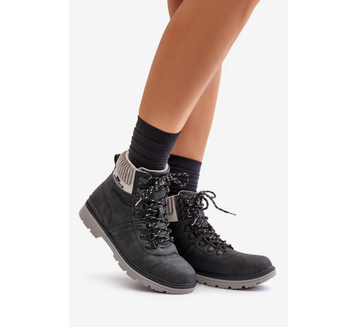 Zateplené dámské kotníkové boty černé model 21676755 - Lee Cooper Zateplené dámské kotníkové boty černé model 21676755 - Lee Cooper