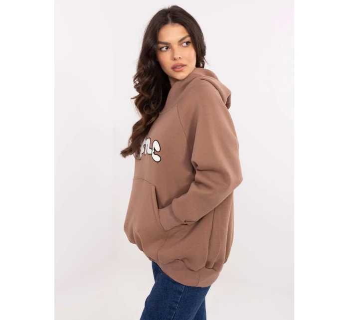 Mikina EM BL model 20822509 hnědá - FPrice Mikina EM BL model 20822509 hnědá - FPrice