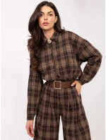 Spodnie IT SP model 21465883 brązowy - FPrice Spodnie IT SP model 21465883 brązowy - FPrice