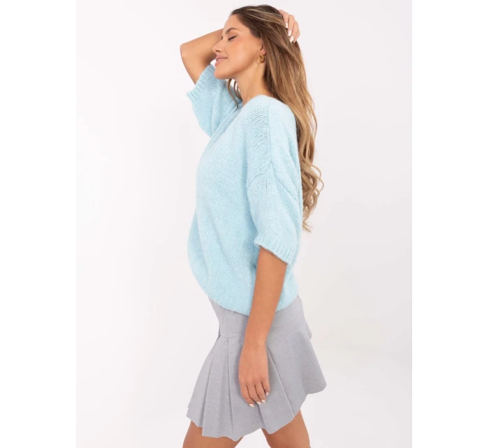 Sweter MI SW model 20849224 jasny niebieski - FPrice