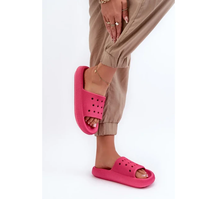 Dámské pěnové pantofle se silnou podrážkou Fuchsia Beula Dámské pěnové pantofle se silnou podrážkou Fuchsia Beula