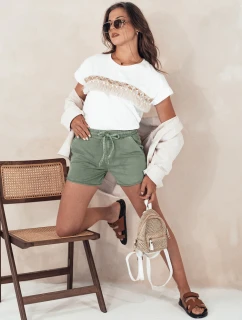 Dámské šortky CITYCHIC olivové FashionStreet SY0350