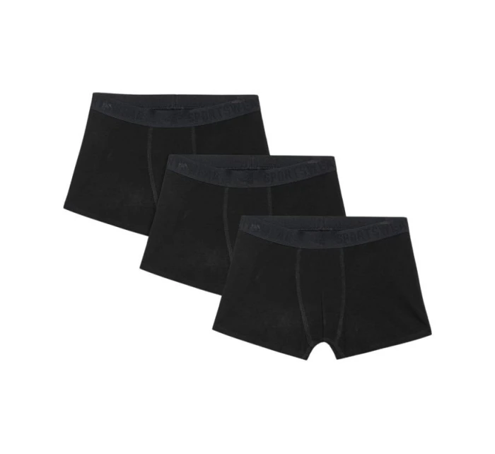 Chlapecké boxerky 4F M061 3ks tmavě černé 4FJWAW25UBXSM061 20S