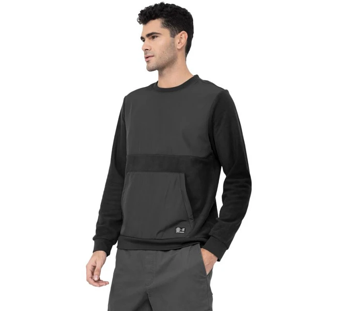 Pánská fleecová mikina s kapucí M H4Z22BLM01022S - 4F Pánská fleecová mikina s kapucí M H4Z22BLM01022S - 4F