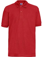 Dětské piqué polo z těžké bavlny 10. bright red model 22474413 - Russell Athletic Dětské piqué polo z těžké bavlny 10. bright red model 22474413 - Russell Athletic