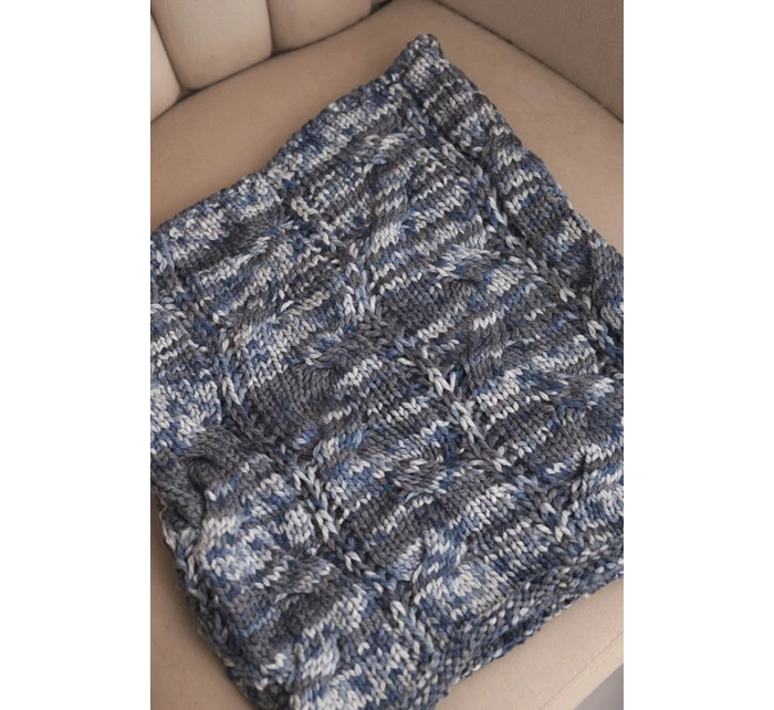 Komin dámský vlněný měkký melírovaný zimní šátek KN25 šedý+jeansový Komin dámský vlněný měkký melírovaný zimní šátek KN25 šedý+jeansový