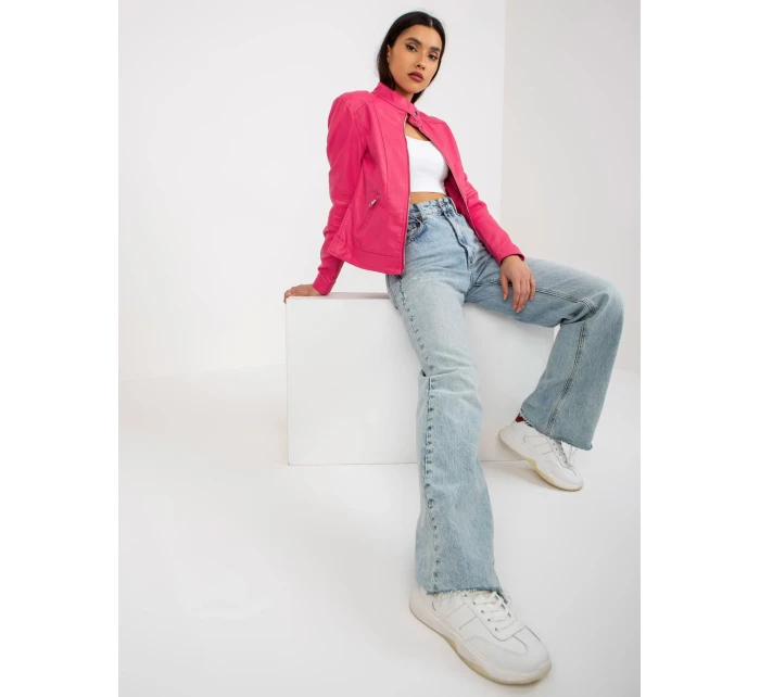 Dámská bunda NM KR G103 .00P tmavě růžová - FPrice