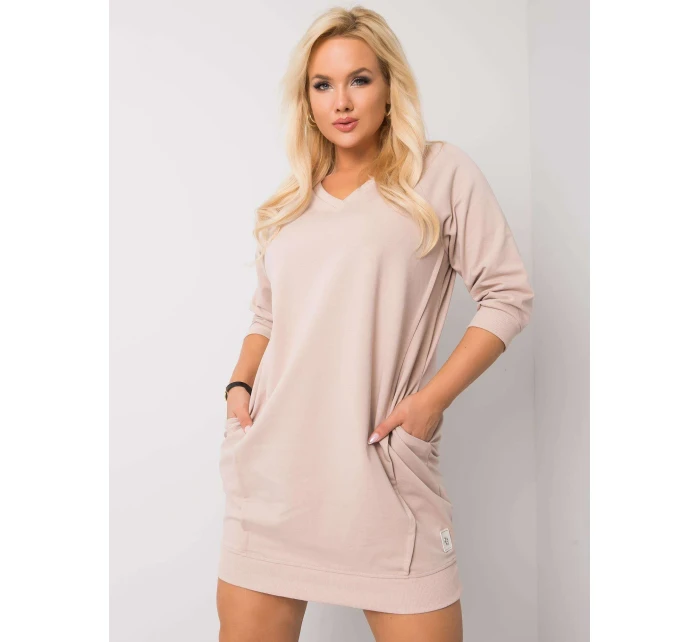 Šaty RV SK 6847.59P béžová