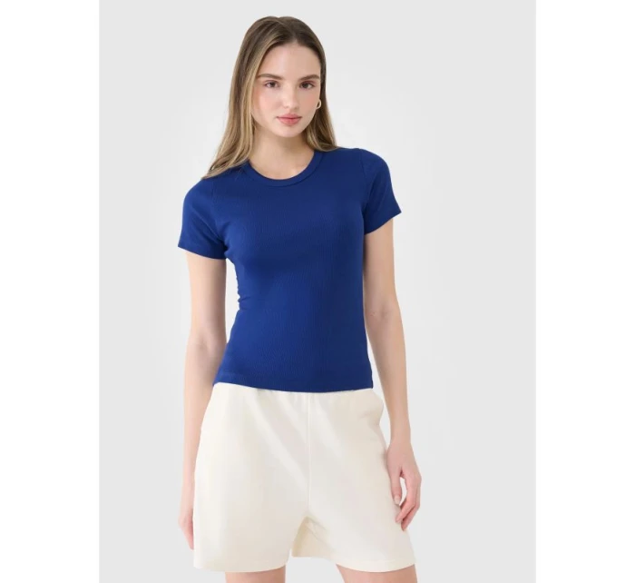 Dámské žebrované tričko model 21433280 - 4F Dámské žebrované tričko model 21433280 - 4F