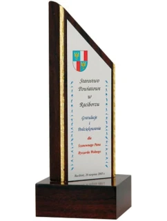 Gravírovaná plastová trofej