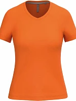 Kariban K 381 Dámské tričko s výstřihem do V 20.K381 orange