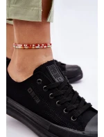 Nízké šněrovací tenisky Big Star LL274967 Černé Nízké šněrovací tenisky Big Star LL274967 Černé