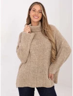 Sweter CH SW model 21782325 beżowy - FPrice Sweter CH SW model 21782325 beżowy - FPrice