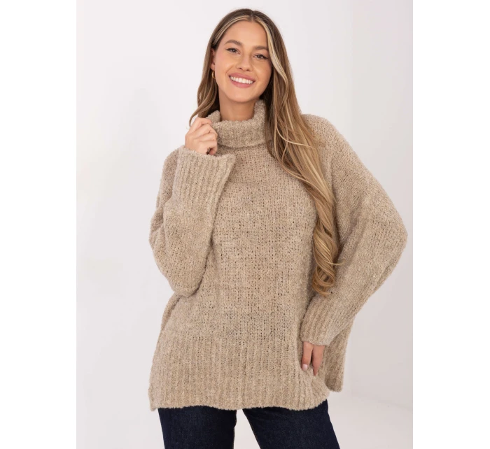 Sweter CH SW model 21782325 beżowy - FPrice Sweter CH SW model 21782325 beżowy - FPrice