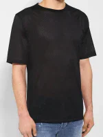 Pánské tričko KM0KM00332-001 černá - Calvin Klein