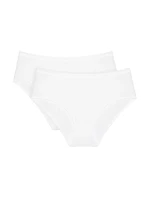 Sense Of Cotton Midi 2P - WHITE - TRIUMPH WHITE - TRIUMPH Sense Of Cotton Midi 2P - WHITE - TRIUMPH WHITE - TRIUMPH