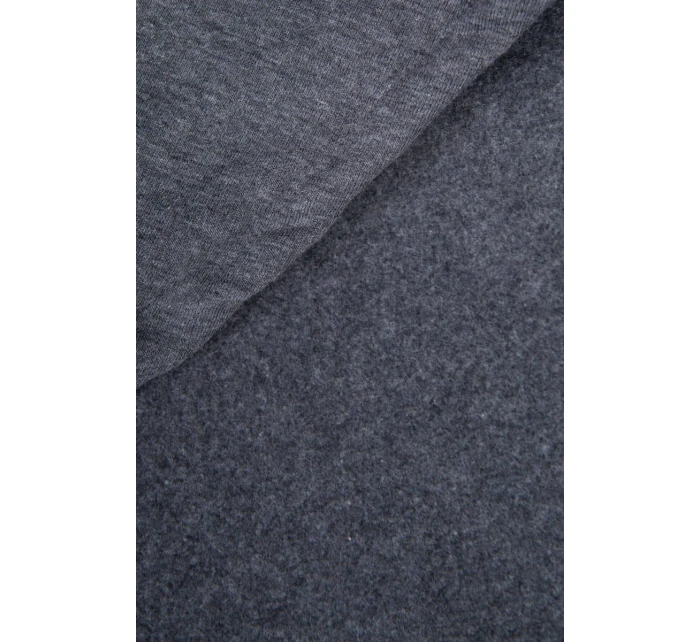 Šaty s kapucí a bočním rozparkem tmavě šedé