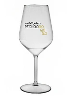 MOJE PSYCHOLOGLOGLOGLO - čirá nerozbitná sklenice na víno 470 ml MOJE PSYCHOLOGLOGLOGLO - čirá nerozbitná sklenice na víno 470 ml