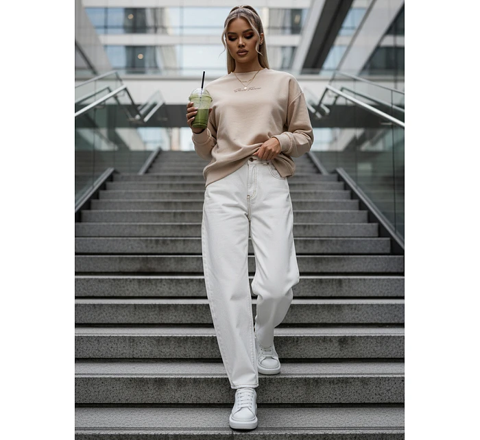 Dámská krémová mikina ERIAN FashionStreet BY1275