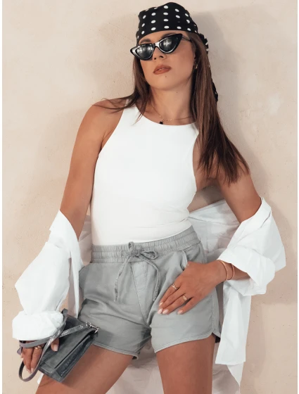 Dámské šortky CITYCHIC šedé FashionStreet SY0349 Dámské šortky CITYCHIC šedé FashionStreet SY0349