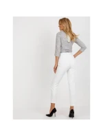 Ecru klasické látkové kalhoty Giulia s délkou ke kotníkům (DHJ-SP-12787.21X) Ecru klasické látkové kalhoty Giulia s délkou ke kotníkům (DHJ-SP-12787.21X)