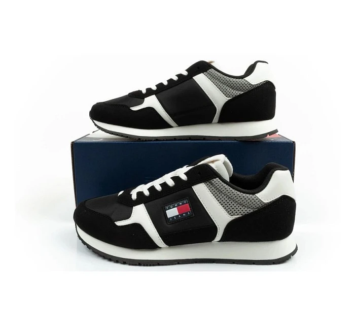 Tommy Hilfiger pánské sportovní boty Tjm Runner Casual black tenisky Tommy Hilfiger pánské sportovní boty Tjm Runner Casual black tenisky