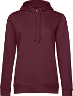 B&C Inspire Hooded /women_° Dámská mikina s kapucí 01.W34B burgundy
