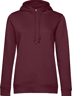 B&C Inspire Hooded /women_° Dámská mikina s kapucí 01.W34B burgundy