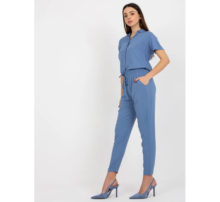 Spodnie model 21271929 niebieski - FPrice Spodnie model 21271929 niebieski - FPrice