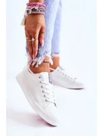 Dámské klasické kožené tenisky bílé Misima Dámské klasické kožené tenisky bílé Misima